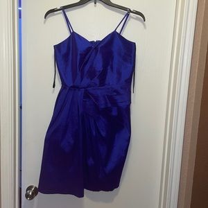 Calvin Klein shiny dark blue/ indigo/ purple dress size 10